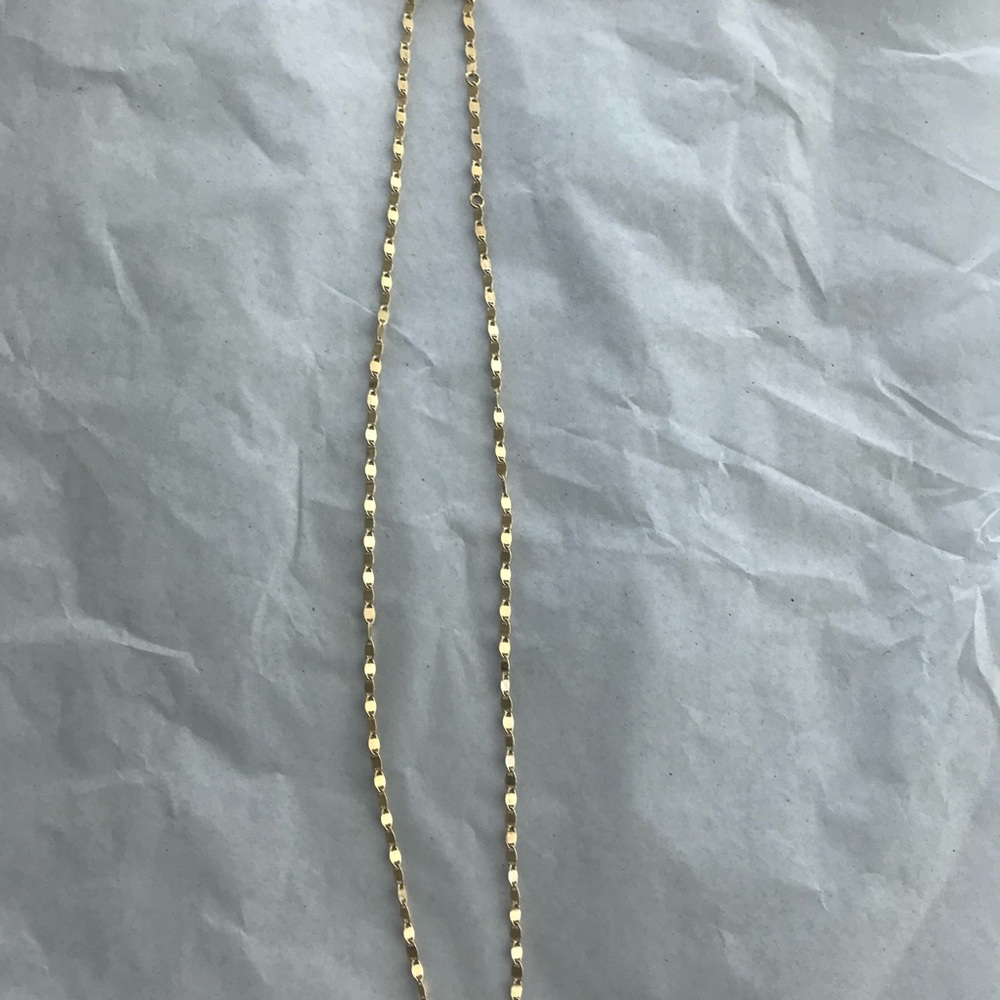 Mejuri Anchor Chain Necklace